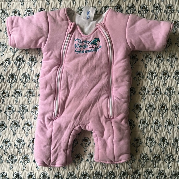 Baby Merlin’s Magic Sleepsuit in Pink - Picture 1 of 4